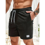 Milo | Herren Freizeitshorts mit Kordelzug Relaxed Fit – Schwarz