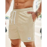 Milo | Herren Freizeitshorts mit Kordelzug Relaxed Fit – Aprikose