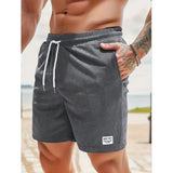 Milo | Herren Freizeitshorts mit Kordelzug Relaxed Fit – Dunkelgrau