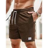 Milo | Herren Freizeitshorts mit Kordelzug Relaxed Fit – Braun