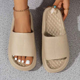 Milou – Klassische Slide-Sandalen für Damen – Khaki