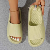 Milou – Klassische Slide-Sandalen für Damen – Grün