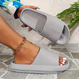 Milou – Klassische Slide-Sandalen für Damen – Grau