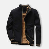 Moderne Bomberjacke Herren – Schwarz