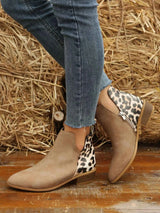 Moderne Stiefeletten Damen – Khaki