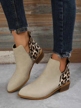 Moderne Stiefeletten Damen – Beige