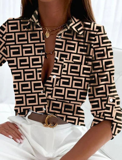 Assumpta® | Sommerbluse für Damen mit Umlegekragen