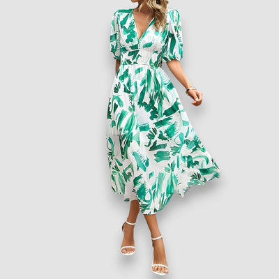 Bella | Theresa Florales Midikleid