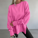 Tilda | Damen Oversize-Sweatshirt modern und bequem – Hellrosa