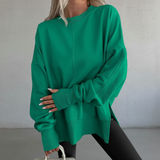 Tilda | Damen Oversize-Sweatshirt modern und bequem – Grün