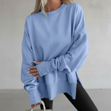 Tilda | Damen Oversize-Sweatshirt modern und bequem – Blau