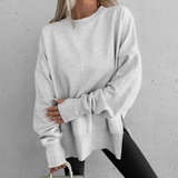 Tilda | Damen Oversize-Sweatshirt modern und bequem – Grau