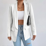 Noelle | Damen Blazer mit Offener Vorderseite und Stil – Weib