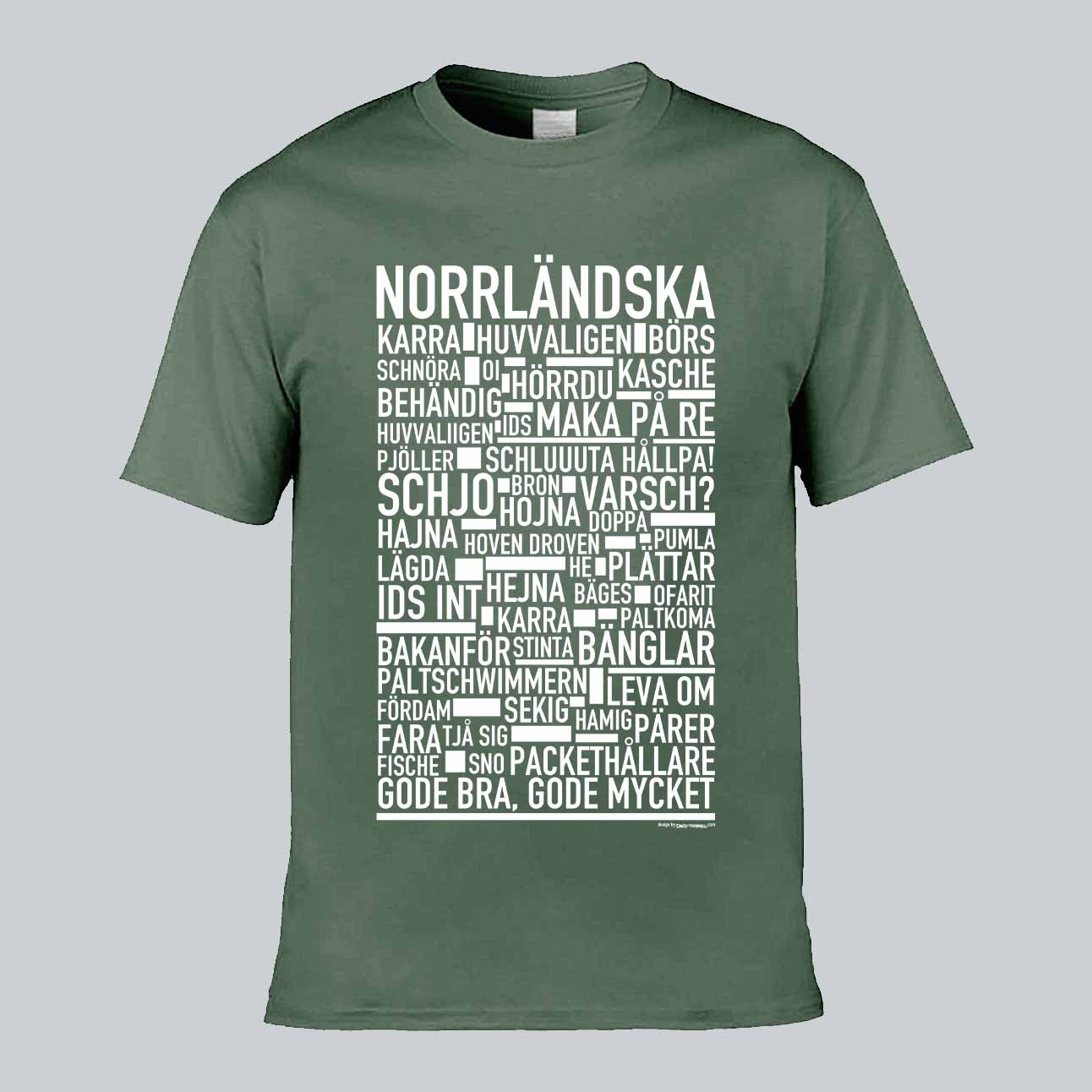 VALE T-Shirt with Northern Swedish Dialect Print