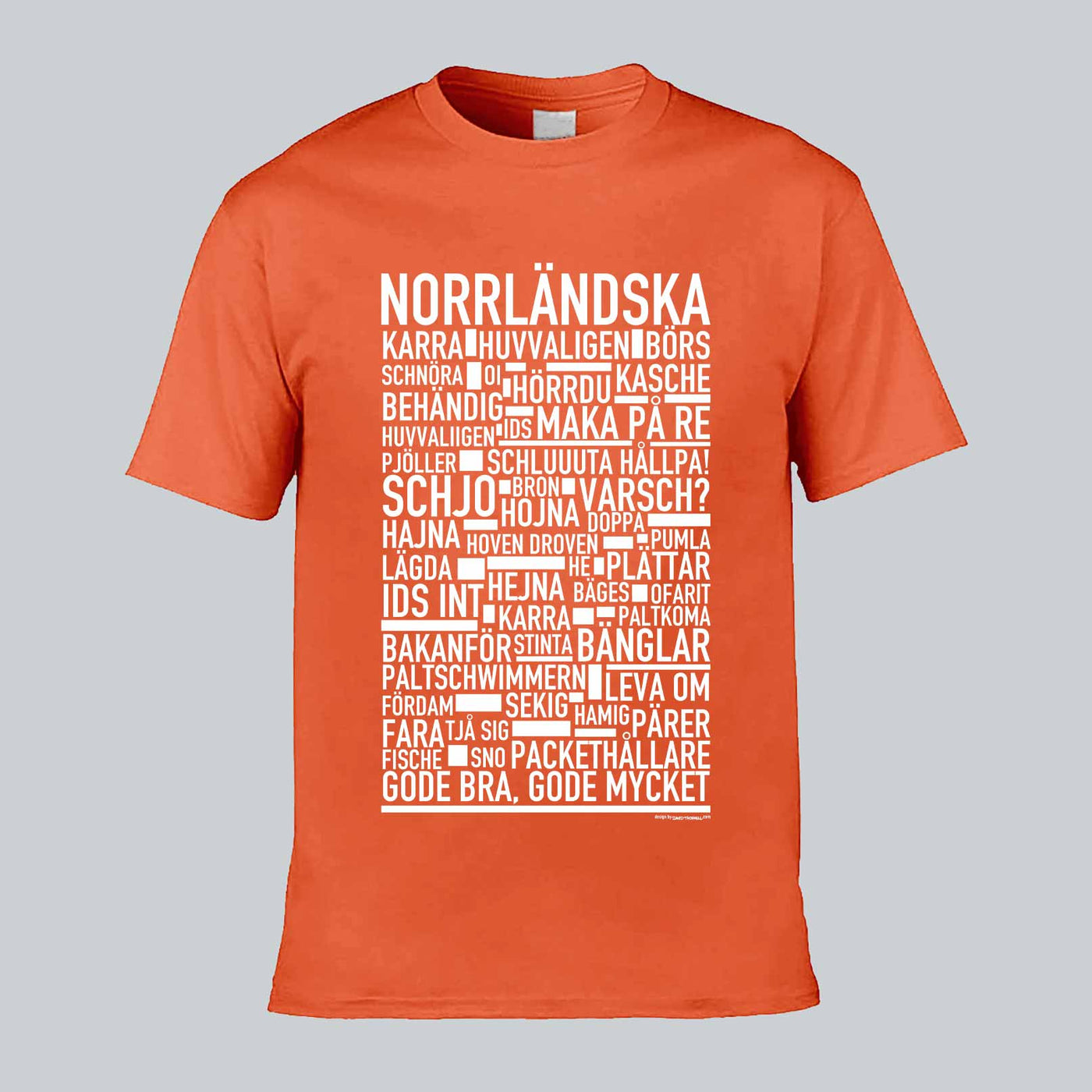 VALE T-Shirt with Northern Swedish Dialect Print