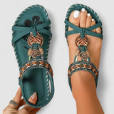 Orthopädische Sandalen für Damen mit rutschfester Sohle – Amazonas Grün