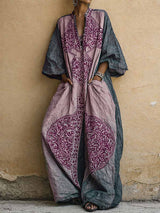 Melantha - Vintage-Print-Jumpsuit mit Soft-Touch – Pink