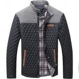 Ormbert | Herren Steppjacke mit Stehkragen – Schwarz