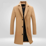 Oskar | Herren Moderne Winterjacke Langarm – Beige
