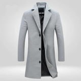 Oskar | Herren Moderne Winterjacke Langarm – Grau