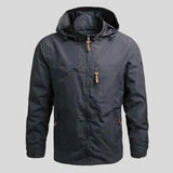 Outdoorjacke Herren Modern – Dunkelgrau