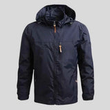 Outdoorjacke Herren Modern – Marineblau