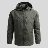 Outdoorjacke Herren Modern – Militärgrün