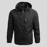 Outdoorjacke Herren Modern – Schwarz