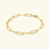 Paperclip Armband Gold – Gold