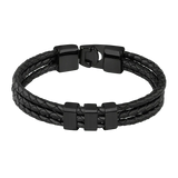 Personalisiertes Armband Männer – Schwarz