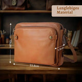 Annika - Leder Meisterwerk Handtasche – BRAUN