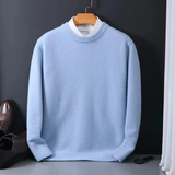 Poldi | Herren Moderne Freizeit Pullover – Blau