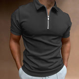 Poloshirt Herren Slim Fit – Dunkelgrau