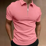 Poloshirt Herren Slim Fit – Rosa