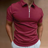 Poloshirt Herren Slim Fit – Bordeaux