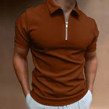 Poloshirt Herren Slim Fit – Braun
