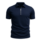 Poloshirt Herren Slim Fit – Marineblau