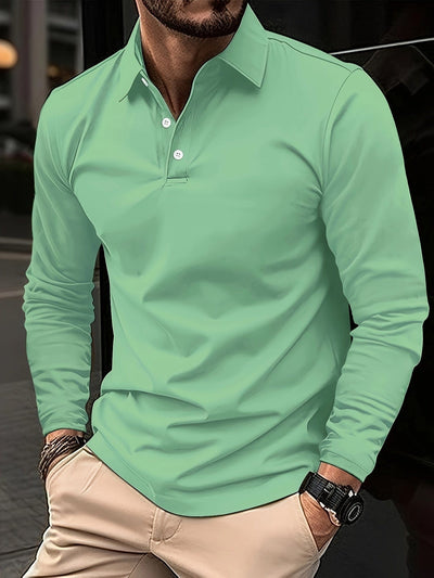 Jarren | Langärmliges Poloshirt