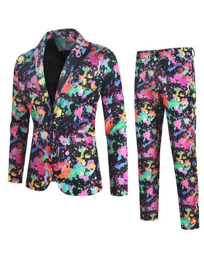 Mehrfarbiger Hochzeitsgastanzug Für Herren | Trendy