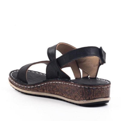 Damen Freizeit Verstellbaren Riemen Sandalen | Offener Zeh
