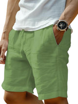Malte | Herren Casual Shorts mit Lockere Passform und Kordelzug – Grün