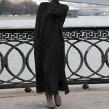 Emma | Oversized Strickkleid Damen lässig & stilvoll – Schwarz