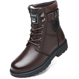 Radwin | Herren Wasserdichte Winterstiefel Gefüttert – Braun
