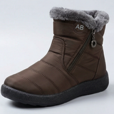 Ragnborg | Damen Wasserdichte Winterstiefel Stiefeletten – Braun