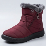 Ragnborg | Damen Wasserdichte Winterstiefel Stiefeletten – Rot