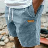 Reeve | Herren Freizeitshorts mit Kordelzug – Hellblau