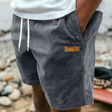 Reeve | Herren Freizeitshorts mit Kordelzug – Dunkelgrau