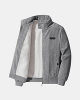 Fergus - Wattierte Steppjacke – Grau