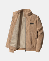 Fergus - Wattierte Steppjacke – Braun