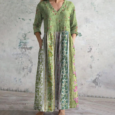 Lianne - Vintage Kleid mit Blumenmuster